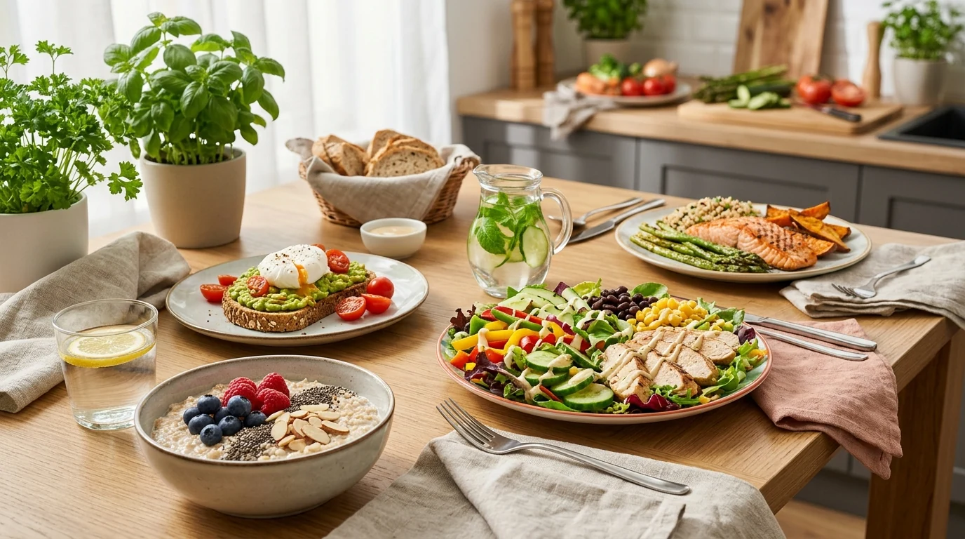 Healthiest Meal Plan for a Day: Simple Balanced Template
